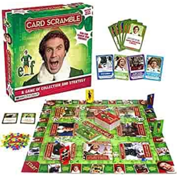 Aquarius Other - New Factory Sealed Aquarius Elf Card Scramble Game 12+